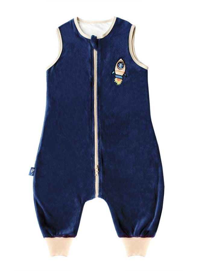 Sincere ililmmoe Baby Sleep Sack Spring Autumn Warm Infant Walk Sleeping Bag with Legs Wearable Blankets Pajamas 6months-4Years Navy/M - Image 2